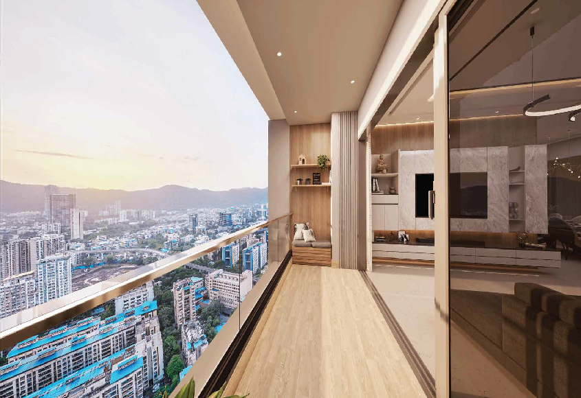 Adani Thane by Adani Realty in Teen Hath Naka, Thane West