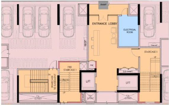Controlled Visitor Movement Access Controlled Lobbies